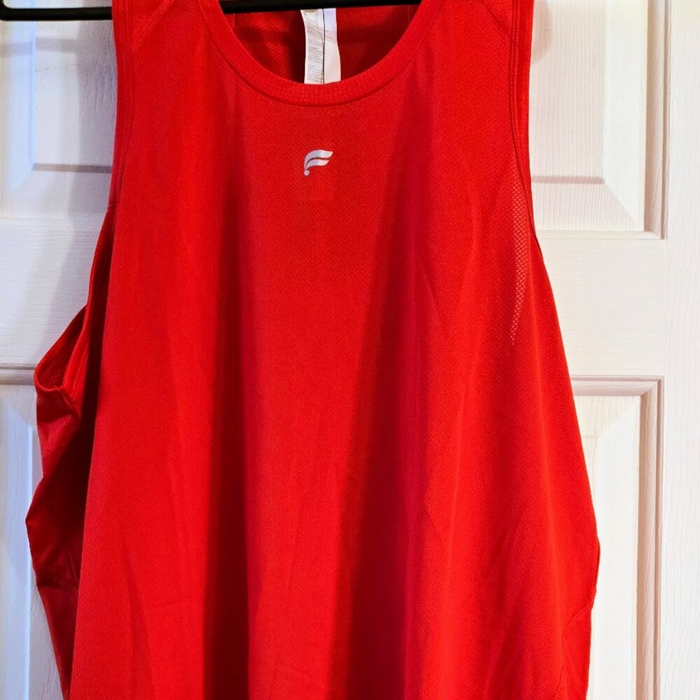 Fabletics Mens The O2 Tank Red